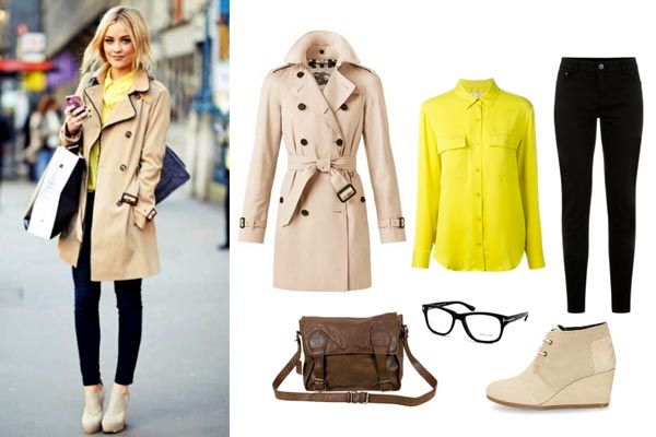 LOOKS DE ENTRETIEMPO CON TRENCH Y PANTALON DE VESTIR