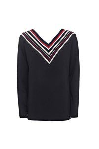 Jersey de lana cuello v