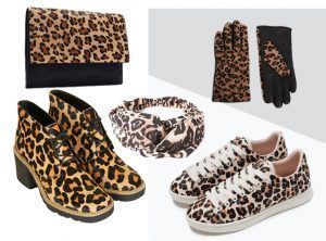 Complementos de estampado de leopardo