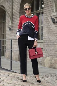 jersey de lana con pantalon de vestir