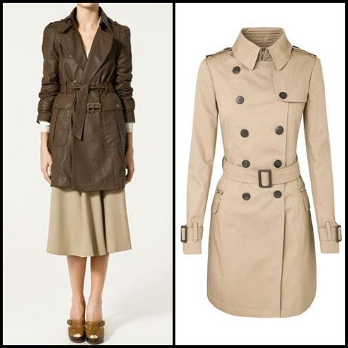 looks de entretiempo con trench clasico