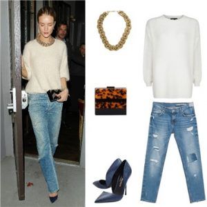 Looks arreglados con vaqueros y jersey de lana