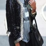 looks arreglados con vaqueros y lentejuelas