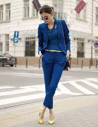 azul real tendencia moda otoño 2023